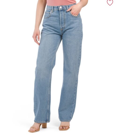 NEW TRIARCHY High Rise Baggy Jeans in Medium Indigo for women 725 3j4 - Picture 1 of 3